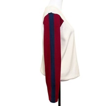 Lacoste Women’s Wool Blend Crew Neck Colorblock Sweater Cream Size 40 US... - £30.62 GBP