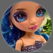 Clear Aurora Borealis Teardrop Dangle Doll Earrings •10-12” Fashion Doll Jewelry - £3.84 GBP