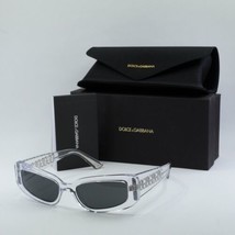 DOLCE &amp; GABBANA DG4445 313387 Crystal/Dark Gray 54-18-145 Sunglasses New Auth... - £188.50 GBP
