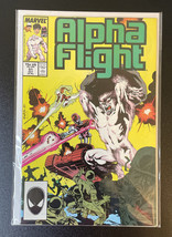 ALPHA FLIGHT #51 (Oct 1987) 1st JIM LEE Marvel Professional Work NM  Sharp - £17.52 GBP