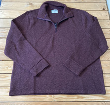 old navy NWT men’s half zip pullover sweater size 2XL maroon H11 - £10.16 GBP