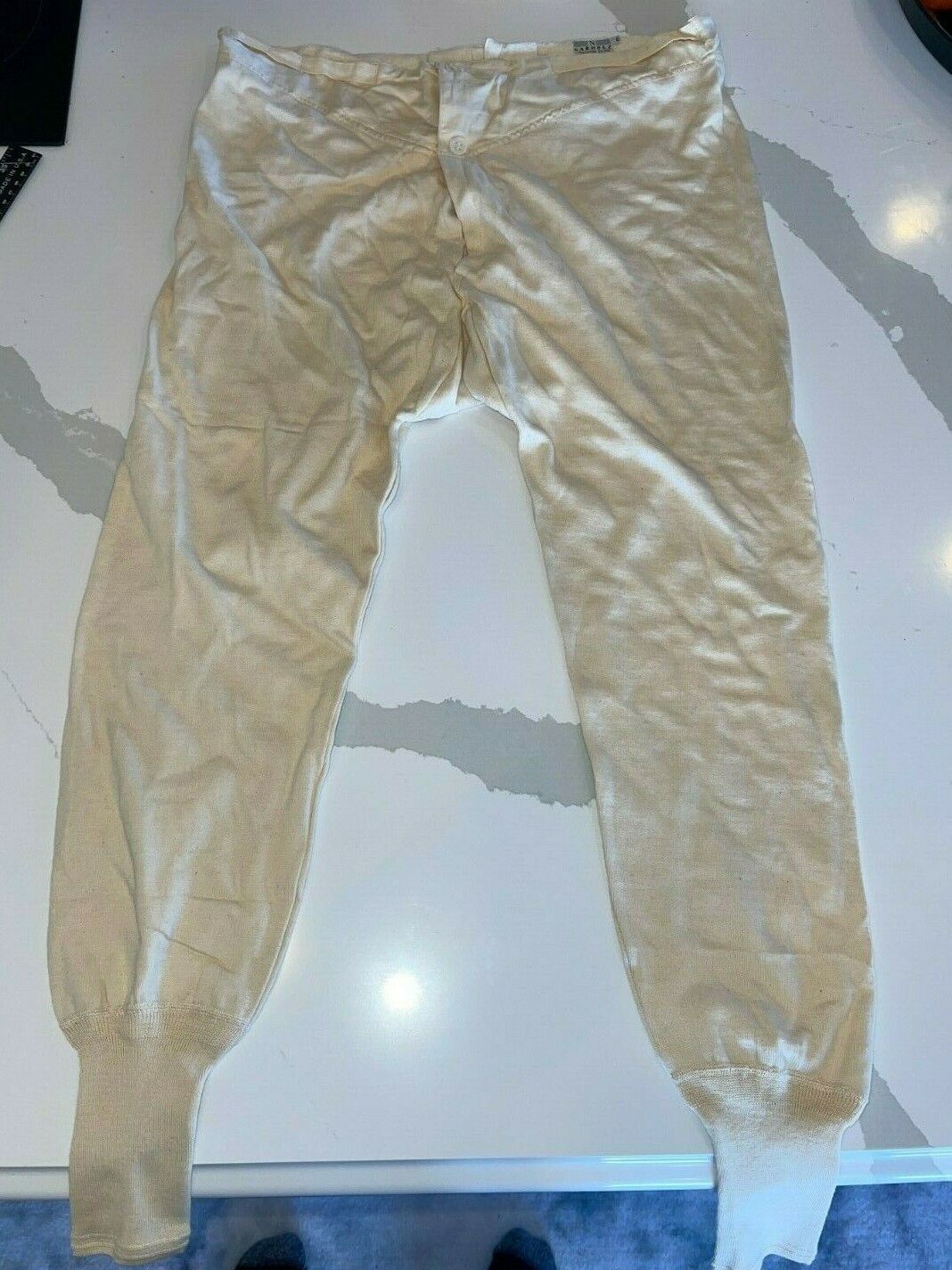 1944 Nabholz Fabrication Suisse SWISS ARMY THERMAL LONG JOHN PANTS 36X27 - $69.65