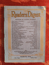 Readers Digest March 1934 Titanic Atlantis John R Tunis T. Flynn Morris Bishop - £12.94 GBP