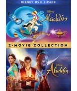 Aladdin (1992)  Aladdin (2019) 2-Movie Collection [DVD] Region 1 US/Cana... - $45.00