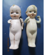ANTIQUE KEWPIE BISQUE DOLLS BOY AND GIRL JAPAN 5.5 IN [140D] - $88.30 CAD