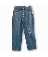 Universal thread straight stretch high-rise button Blue Jeans Women’s Si... - $452.42 MXN