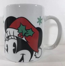 Disney Mickey &amp; Minnie Mouse Coffee Mug Holiday Tea Cup-ZAK! Designs - £15.56 GBP