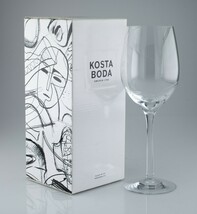 Kosta Boda Ligne XL Vin Verre 30 Cc 7021513 W / Boîte - $55.07