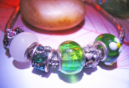 Haunted BRACELET 2X CAST PROSPERITY &amp; COINS MONEY MAGICK 925 BEADS WITCH  - £39.31 GBP