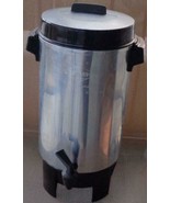 Westbend®  42 Cup Polished Aluminum Coffee Percolator –GENTLY USED – WOR... - $69.29