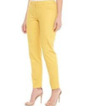 Anne Klein Womens Classic Dot Pants Color Golden Rod/White Size 12 - £33.82 GBP