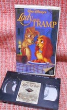 Lady And The Tramp - RARE Walt Disneys Classic Black Diamond Edition, VHS Tested - £425.13 GBP