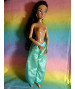 Disney Aladdin Articulated Arms Princess Jasmine Doll - Top Nude - no shoes - £8.55 GBP