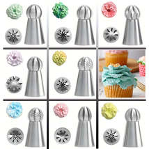 Premium Stainless Steel Russian Piping Tips for Cake Decorating - £16.74 GBP