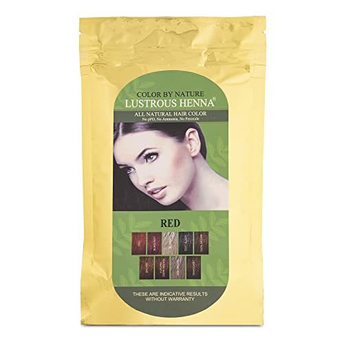Red Color By Nature Lustrous Henna 200 grams