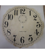 WC 30 Day Paper Clock Dial Arabic Numbers second hand Dial 11&quot; - $14.97 CAD