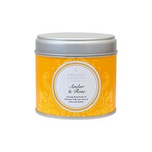Shearer Candles Amber and Rose Large Scented Silver Tin Candle - White  - $37.00