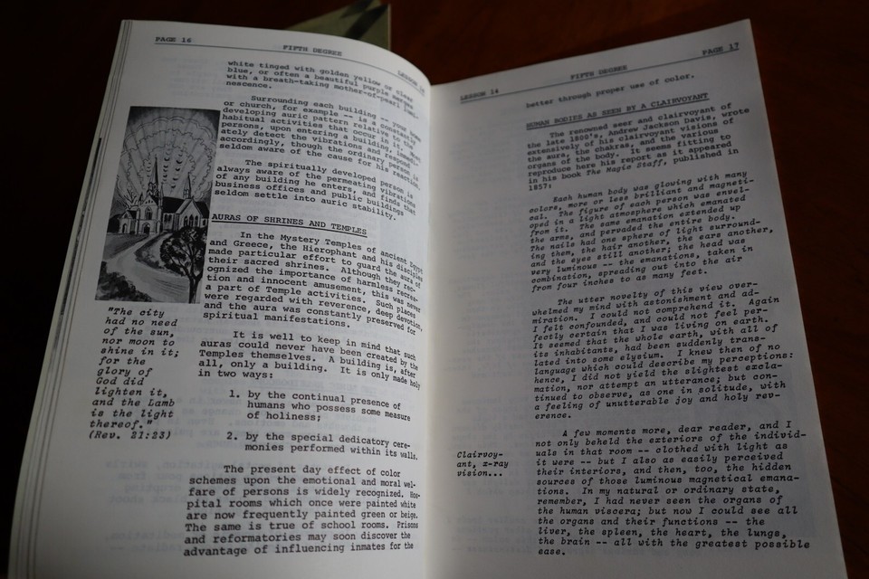 4x Astara's Book of Life 5th Degree Lessons 2 3 6 7 12 13 14 15 School 1973/74 Item image 14