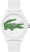 Lacoste Men&#39;s Analog Quartz Watch with White Silicone Strap - 2011039 - £358.91 GBP