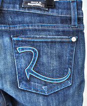 Rock &amp; Republic Roth Uranium Blue Jeans 26 USA 000650 - £26.41 GBP