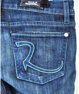 Rock &amp; Republic Roth Uranium Blue Jeans 26 USA 000650 - $46.18 CAD