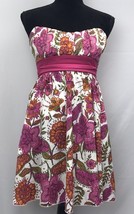 RUBY ROX Pink Multie color FLIRT DRESS Floral Size 5 beautiful - $19.47