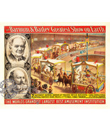 Strobridge Co (1892) Barnum + Bailey Greatest Show on Earth * Circus Rin... - £58.31 GBP