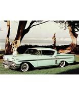 1958 Chevrolet Bel Air Impala Sport Coupe - Promotional Photo Poster - £26.37 GBP