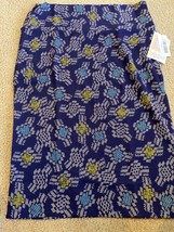LuLaRoe Cassie Pencil Skirt Womens Sz M Fall Geometric Floral Flower Print NWT - £8.85 GBP