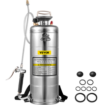 VEVOR Stainless Steel Sprayer 3.5Gal 20" Wand 3FT Hose Pressure Gauge fo... - $68.99