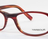 HARBOUR XXXVIII 009 BURGUNDY /CARAMEL /GOLD EYEGLASSES GLASSES 50-17-135... - $96.17