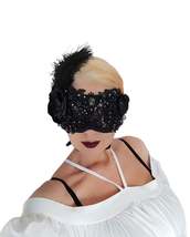 Mask Masquerade Carnival Cosplay Wedding Burlesque Eyemask Venetian Sexy 0043 - £46.50 GBP