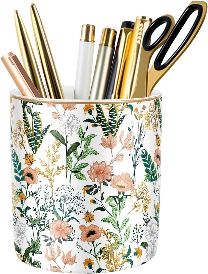 White Flower, Desk Accessories And Workspace Organizers For Home, School &amp; - $40.92