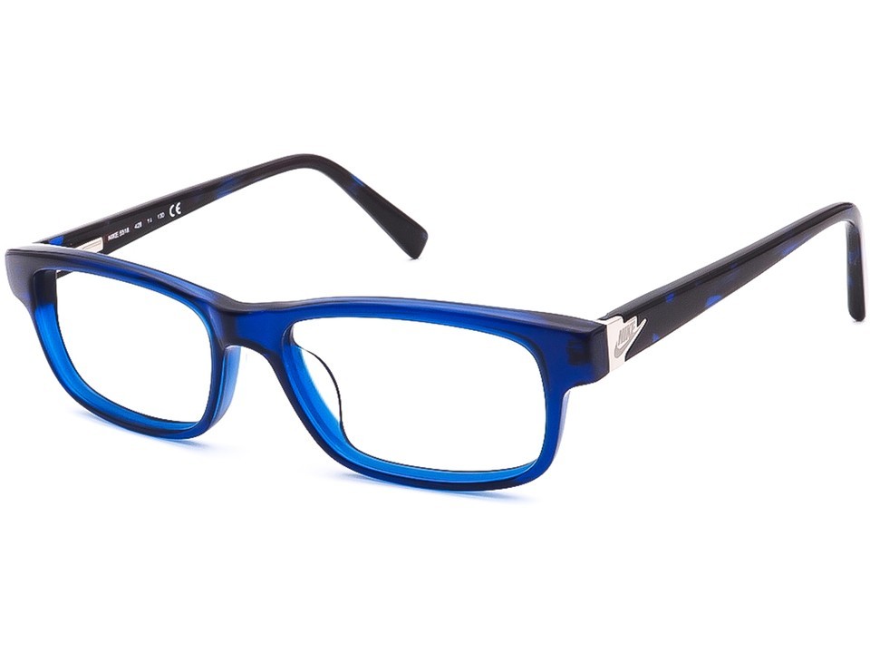 Nike Eyeglasses 5518 428 Blue Rectangular Frame 49[]15 130 Small - $49.99