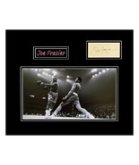 Joe Frazier Original Autograph Matted and Museum Framed - $7,432.63 MXN