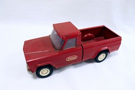 VINTAGE 1960s Tonka 9&quot; Red Pickup Truck Pressed Steel  - $178.19