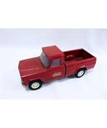 VINTAGE 1960s Tonka 9&quot; Red Pickup Truck Pressed Steel  - $178.19