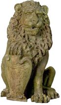 Richelieu Gate Lion - Right Statue Sculpture 27" for Home or Garden - $345.51