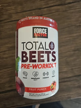 Force Factor Total Beets Pre-Workout Fruit Punch Powder 12.6oz Exp08 2025 - £12.45 GBP