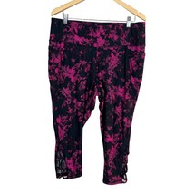 Livi Lane Bryant Leggings Womens 18 20 Pink Black Printed Pockets Yoga Athletic - £15.97 GBP