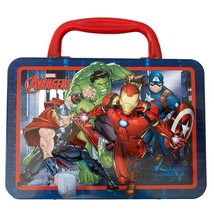 Marvel Avengers Mini Tin Box Metal Snack Container Birthday Party NEW - $6.95