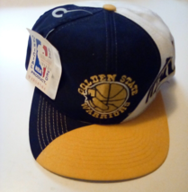 Vtg 1990s Golden State Warriors Drew Pearson Companies Snapback Hat Cap NWT - £112.92 GBP