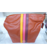 Coach 1927 Abby Shoulder Bag Varsity Stripe Handbag Terracotta Electric ... - $3,832.78 MXN