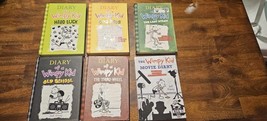 Lot of 6 Hardcover Diary of a Wimpy Kid Books - £15.15 GBP