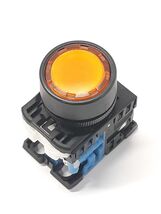 Fuji Electric AR22F0L E3 Amber Illuminated Push Button  - $4.60