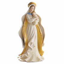 Lenox Saint Mary Holding Baby Jesus Figurine Mother Madonna and Child Gift NEW - £195.73 GBP