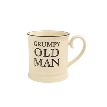 Fairmont &amp; Main Quips and Quotes Tankard Grumpy Old Man Mug, Cream  - £34.61 GBP