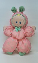 1989 Fisher Price Pink Slumber Babies Bunny 1364 Doll Plush Vintage Lovey - £38.73 GBP