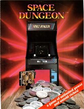 Space Dungeon Arcade Game Flyer Original Video Art Retro 1981 Video Vintage - $14.40