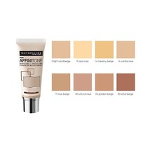 Maybelline Affinitone Foundation 24 Golden Beige 30ml  - $19.00